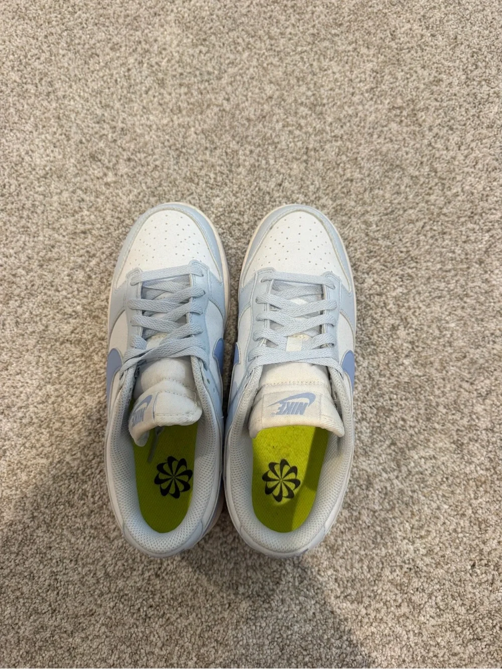 Nike dunk low next nature blue tint (worn twice)